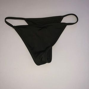 Olive green bikini bottoms